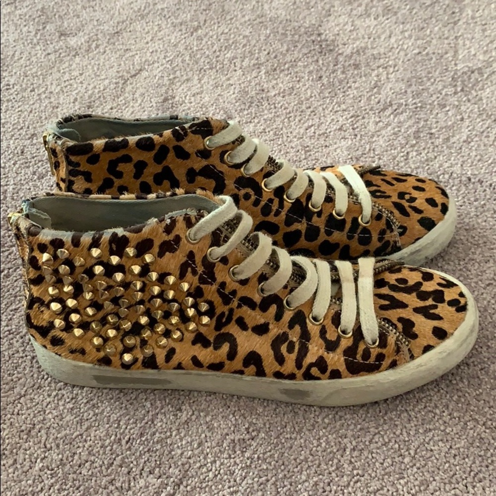 Studded Leopard Sneakers by Zara
